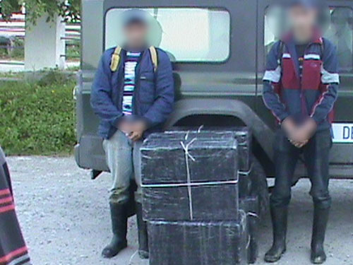 Foto Prinsi cu tigari de contrabanda (c) Politia de Frontiera